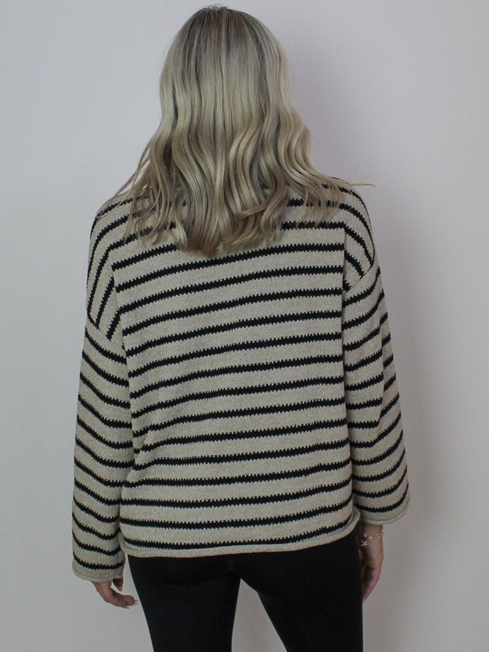 KNIT SWEATER | STRIPED SWEATER