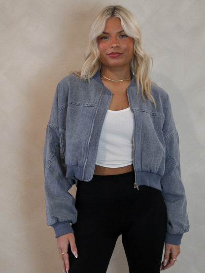 Cool Cropped Denim Jacket
