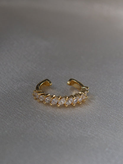 Sparkling Baguette Ear Cuff