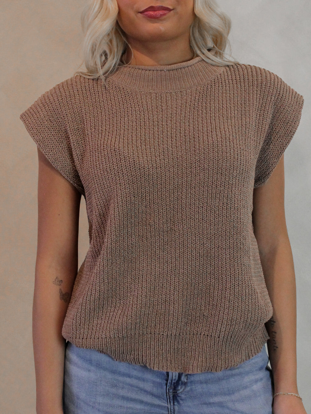 Brown Sweater Vest for Women