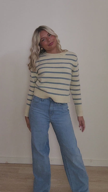 SHERI STRIPED SWEATER