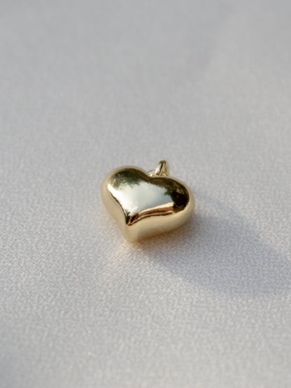 Puffed Heart Charm 