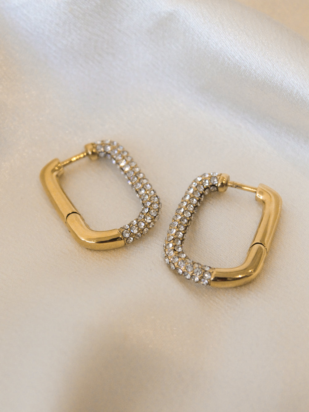 Pavè Hoops Earrings