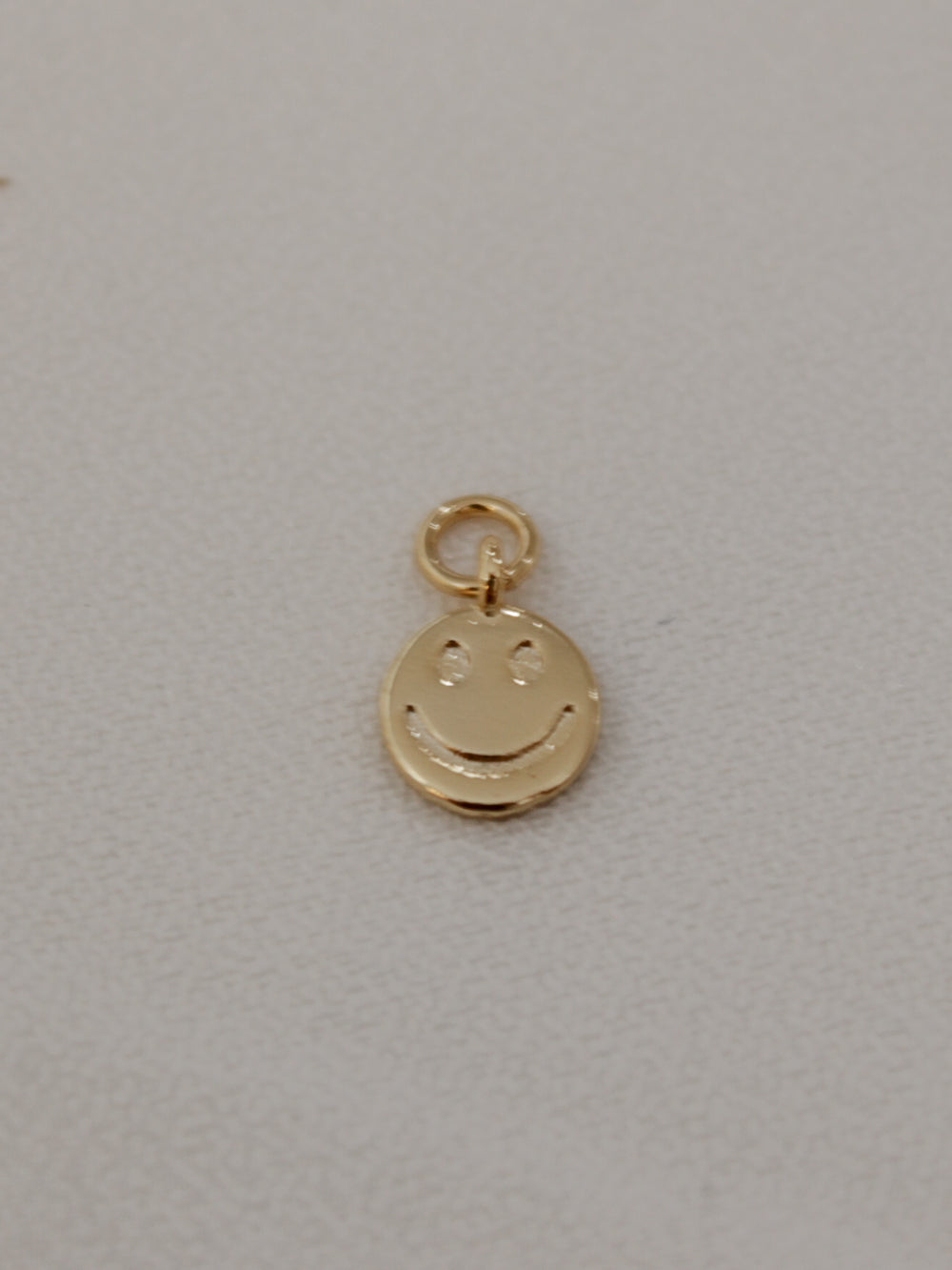 Tiny Smiley Face Charm 