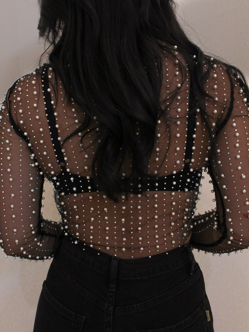 Embellish Me Mesh Top | The Obcessory